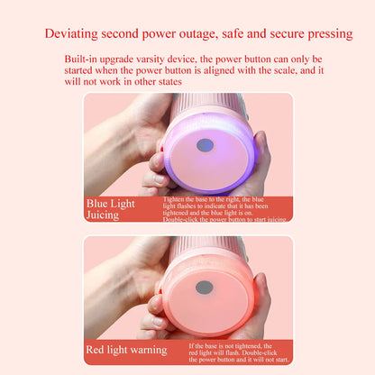 𝗠𝗶𝗻𝗶 𝗠𝗶𝘅𝗲𝘂𝗿 𝗣𝗼𝗿𝘁𝗮𝗯𝗹𝗲 𝗱𝗲 𝗳𝗿𝘂𝗶𝘁- 𝟯𝟴𝟬 𝗠𝗟  𝗽𝗼𝘂𝗿 𝗟𝗮 𝗠𝗮𝗶𝘀𝗼𝗻, 𝗟𝗲 𝗦𝗽𝗼𝗿𝘁, 𝗟𝗲 𝗕𝘂𝗿𝗲𝗮𝘂, 𝗟𝗲 𝗖𝗮𝗺𝗽𝗶𝗻𝗴